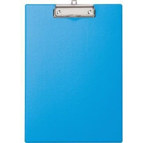 Klemmbrett 22,9 x 31,9 cm (B x H) DIN A4 Karton Material der Kaschierung außen: Polypropylen hellblau