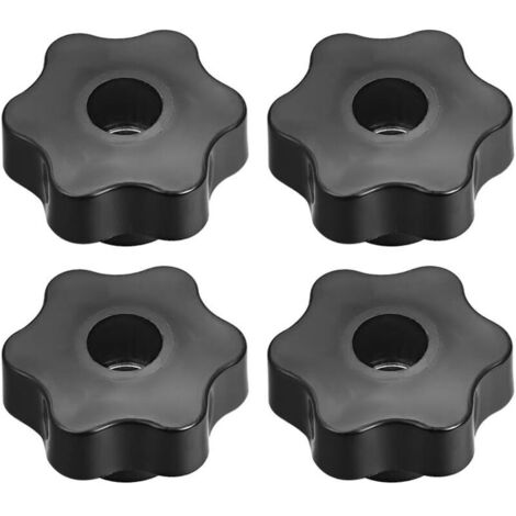 Klemmgriff, Schraubknöpfe, Griff, M12-Gewinde, Sternform, 4 Stück