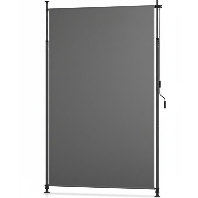 Sol Royal Klemmmarkise Senkrechtmarkise Außen Km5, 100x310cm, Anthrazit