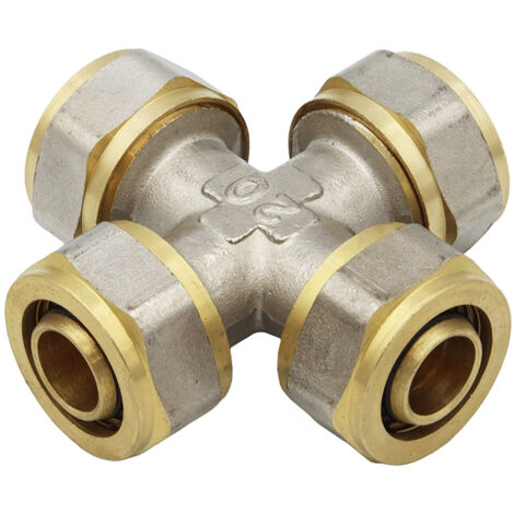 Klemmring Schraubfitting Kreuz-T-Stück 20x2 mm