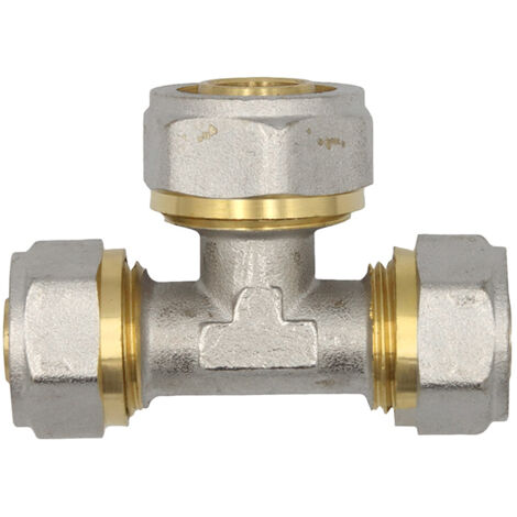 Klemmring Schraubfitting T-Stück 16x20x16 mm erweitert Verbundrohr