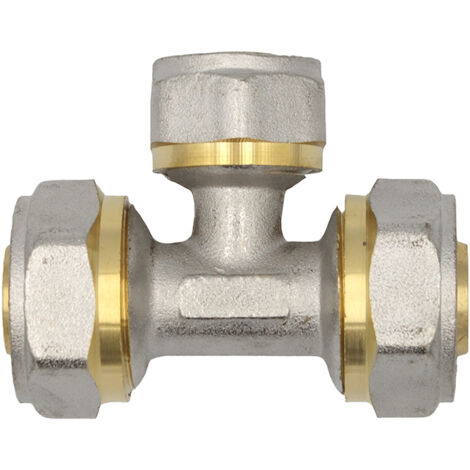 Klemmring Schraubfitting T-Stück 20x16x20 mm reduziert Verbundrohr
