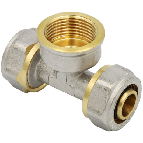 Klemmring Schraubfitting T-Stück 20x2 mm 3/4 Zoll Innengewinde