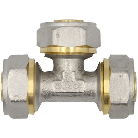 Klemmring Schraubfitting T-Stück 20x2 mm Mehrschichtverbundrohr
