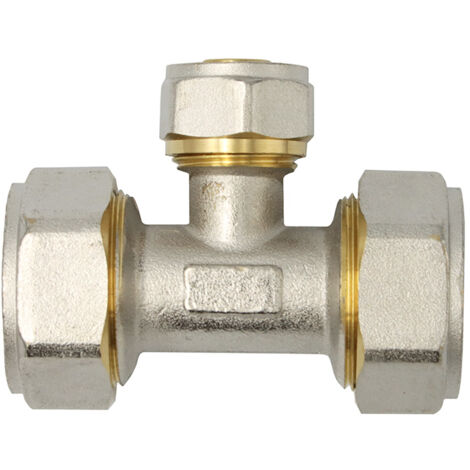 Klemmring Schraubfitting T-Stück 26x16x26 mm reduziert Verbundrohr