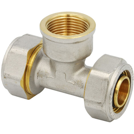 Klemmring Schraubfitting T-Stück 26x3 mm 3/4 Zoll Innengewinde