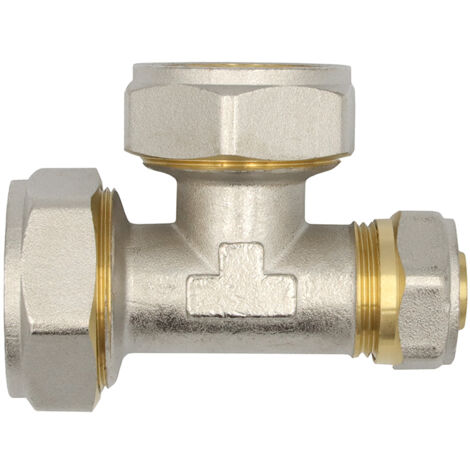 Klemmring Schraubfitting T-Stück reduziert 32x32x20 mm Verbundrohr