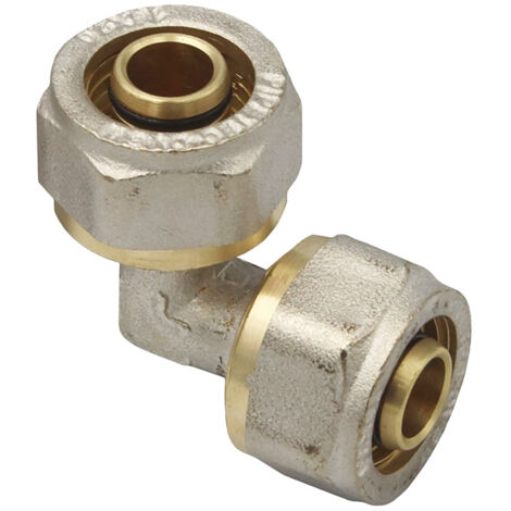 Klemmring Schraubfitting Winkel 16x2 mm 90 Grad Alu-Verbundrohr