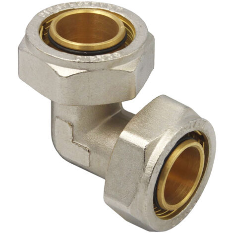 Klemmring Schraubfitting Winkel 32x3 mm 90 Grad Alu-Verbundrohr