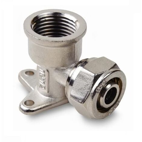 IDMAR 16x1/2" Deckenwinkel Schraubfitting Aluminim Verbundrohr klemmringverschraubung PEX