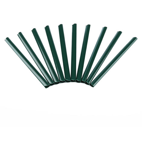 Klemmschienen Befestigung PVC Grün Zaunfolie Sichtschutz Doppelstabmatten Windschutz Sichtschutzstreifen Befestigungsclips Zaun Folie UV