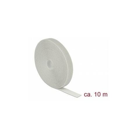 Klettband sur Rolle, 10 Meter x 20mm, Kabelbinder Länge: 10 Meter