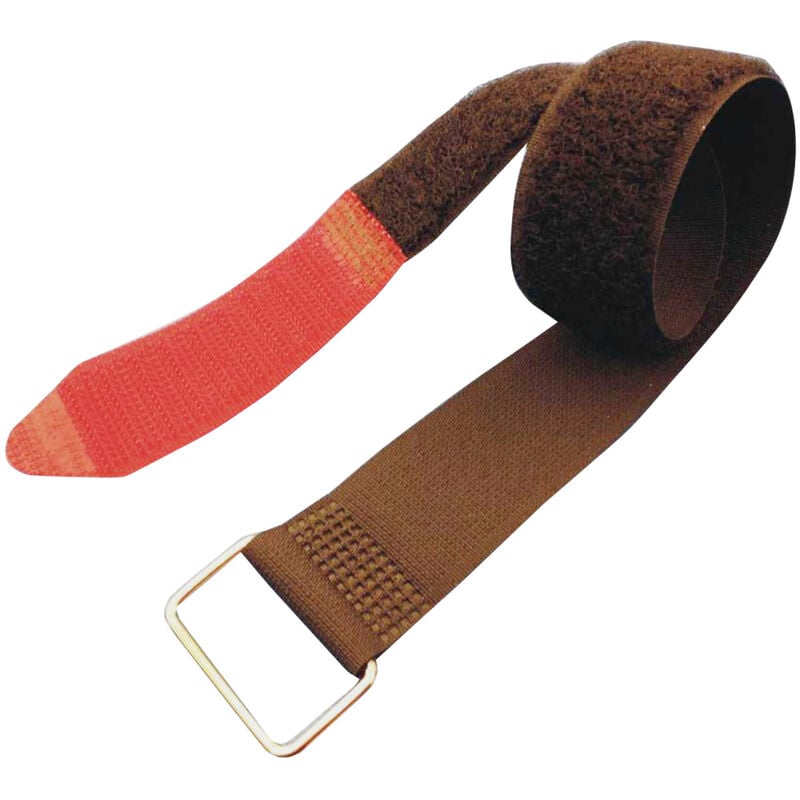 F101-25-195M Klettband mit Gurt Haft- und Flauschteil (l x b) 195 mm x 25 mm Schwarz, Rot 1 - Fastech