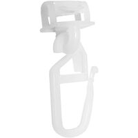 Merriway Gardinengleiter 60 Stück - Für Drape Gardinenschienen In Silber/Weiß