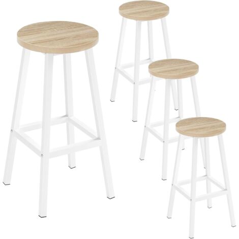 Sgabello KADAX Sgabello da cucina Rattan Beige 2 pz