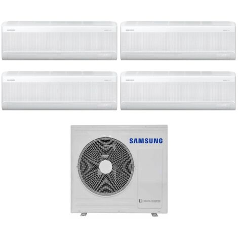Klimaanlage Quadri Split Inverter Samsung Windfree Elite Series 7000+12000+12000 btu mit AJ080TXJ4KG Wi-Fi 7+12+12 R-32 - NEW
