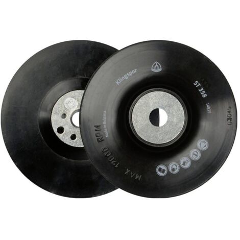 25 Dischi Abrasivi In Fibra Klingspor CS561 - 125 Mm, Grana 80, Foro Da 22,2 Mm - Per Smerigliatrici Angolari