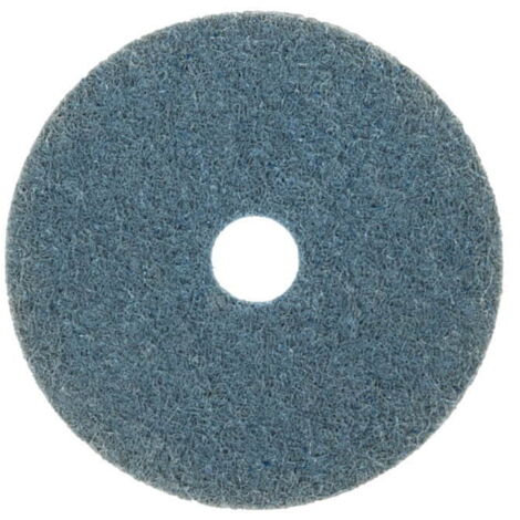 KLINGSPOR 320108 Vliesscheibe NDS 800 Ø 125 mm very fine 180 blau mit Zentrierun
