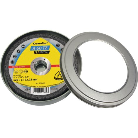 Klingspor A 60 TZ Special Trennscheiben (125 x1 x 22,23 mm, in 10er Dose) 310504
