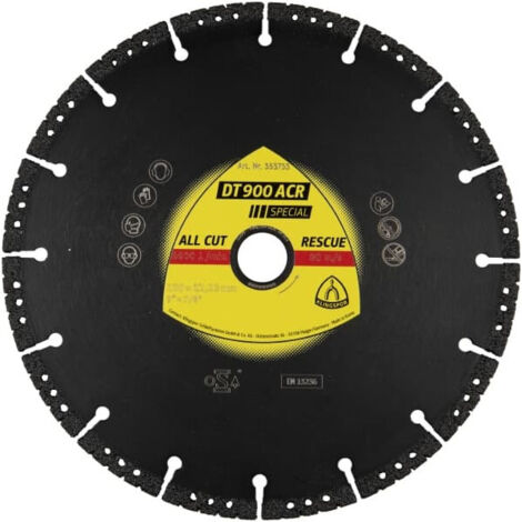 Klingspor – Disque diamant pour meuleuse 125mm – Coupe béton avec revêtement diamanté 10mm – Type brasé sous vide – Longue durée de vie