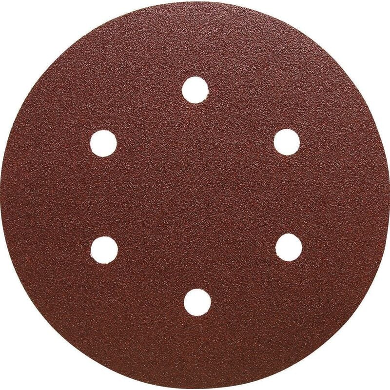 Disque abrasif adhésif ps 22 k 150 mm granul. 120 p. bois / métal corindon nombre de trous 6