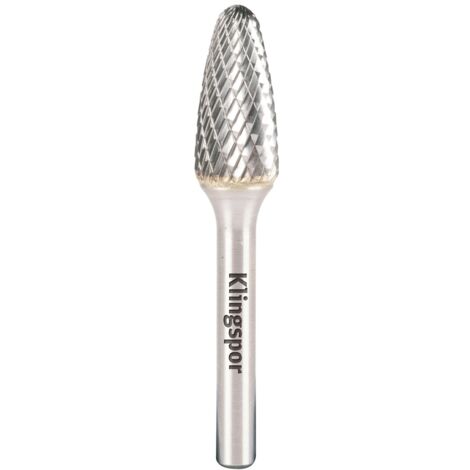 Klingspor HF 100 F Hartmetallfräser, 3 x 14 x 3 mm Kreuzverzahnung