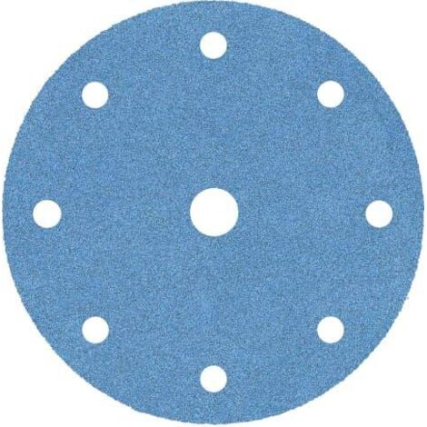 Klingspor krążek ścierny samoprzyczepny 125mm ps36ck gr.80 /50szt.   z otworami gls3   twarde drewno/tworzywa sztuczne
