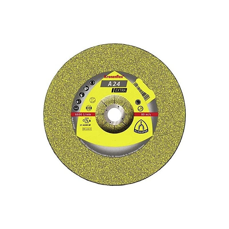 Image of Klingspor tarcza do szlifowania metalu 115mm x 6,0mm x 22,2mm a24 extra