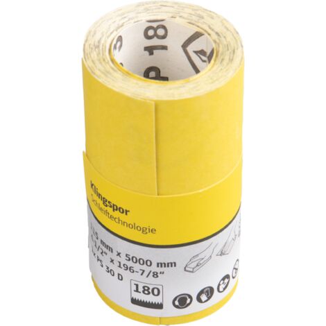 Klingspor PS 30 D Schleifrolle, 115 x 5000 mm, Korn 180 – Schleifpapier 279733