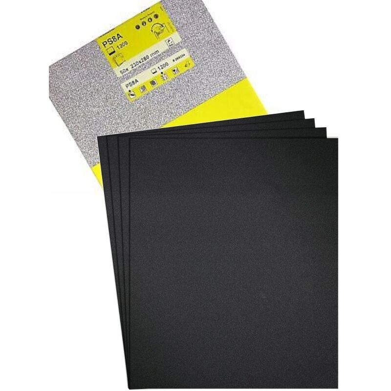 PS11 A-1200-50-230 x 280 grain 1200 étanche papier abrasif - parent, PS8A-800-50-230X280 - Klingspor