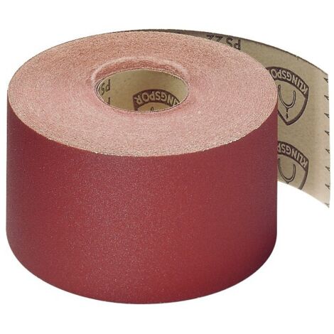 KLINGSPOR  rollo  de  papel  de  lija  PS  22  F  ACT  50  m  x  115  mm  grano  150  -  2989