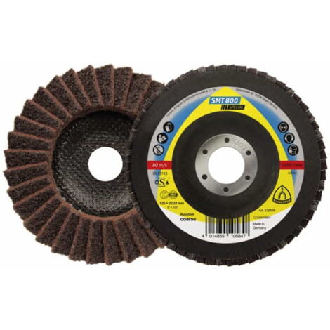 KLINGSPOR Roue à lamelles SMT 800 Ø 125 mm grain very fine 5 pièces ( 4000844473 )