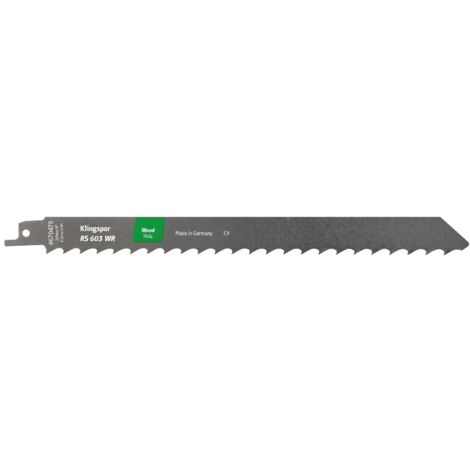 Klingspor RS 603 WR Säbelsägeblätter 230x19x1,2mm Länge 210Crom-Vanadium 5 Stk.
