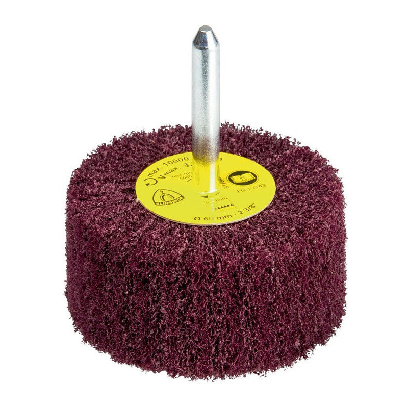 Klingspor - Pasador de vellón nfs 600 D60xH50mm 6mm corindón resina sintética gruesa (Por 10)