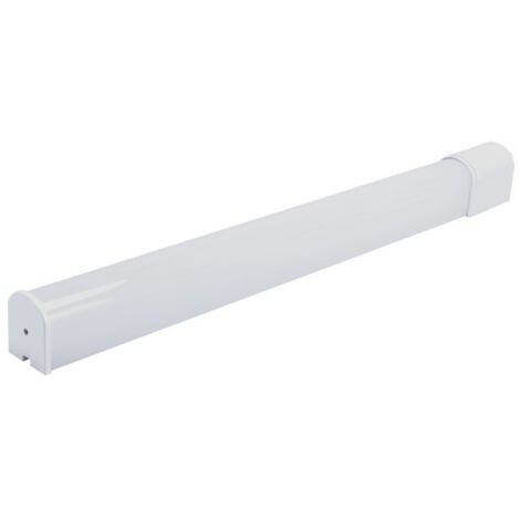 KLIP Badezimmer-Lichtleiste, 8 W, 900 lm, Schalter, 1 Steckdose, neutralweiß Arlux Lighting
