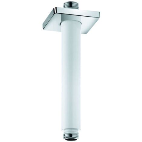 Kludi A-Qa - Bras de douche de plafond, 15 cm, blanc 6653591-00