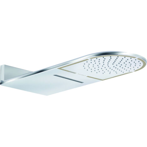 KLUDI A-QA Kopfbrause, Metall-Kopfbrause, Ø 250 mm, mit 2