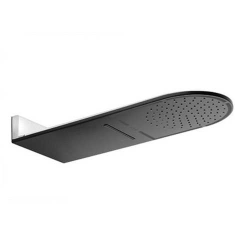 KLUDI A-QA TETE DE DOUCHE MUR. CASC.Noir