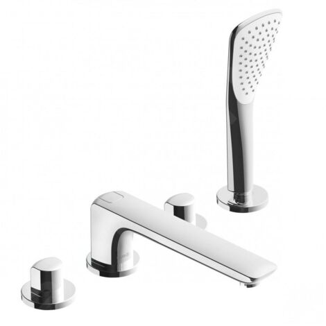 Kludi Ameo - Mitigeur de baignoire, 4 trous, chrome 414240530