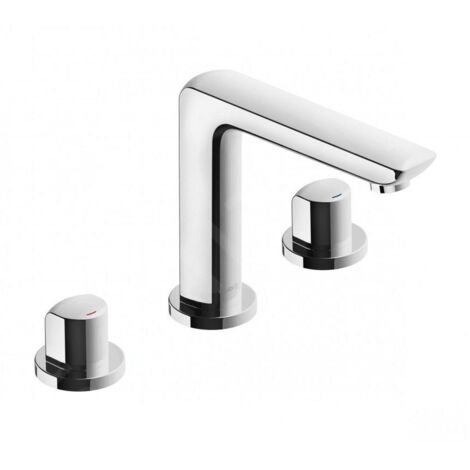 Kludi Ameo - Mitigeur de lavabo, installation 3 trous, chrome 413930530