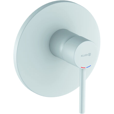 Kludi Bozz - Mitigeur de douche encastré, blanc mat 386555376
