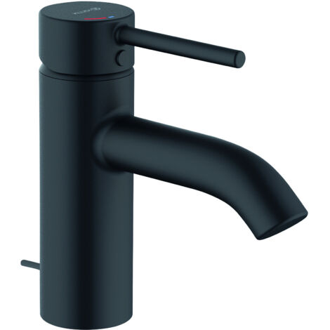 Kludi Bozz - Mitigeur de lavabo, avec vidage, EcoPlus, noir mat 382633976