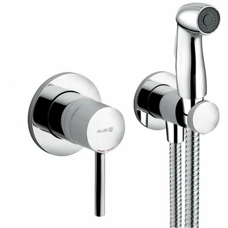 Kludi Bozz - Set Unterputz-Einhebelmischer mit Bidetbrause, Chrom 389990576