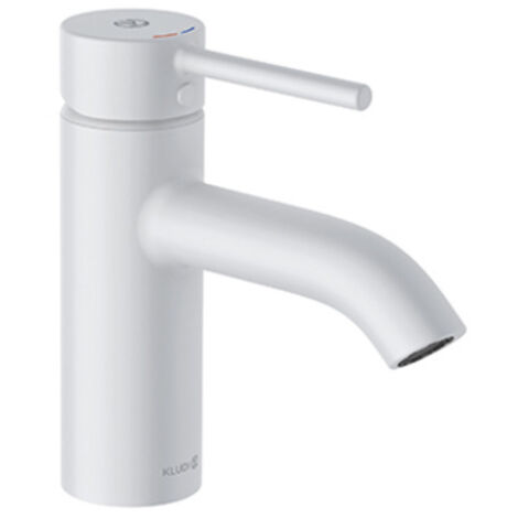 Kludi Bozz - Waschtischarmatur mit Push-Open-Ablauf, weiß matt 382665376