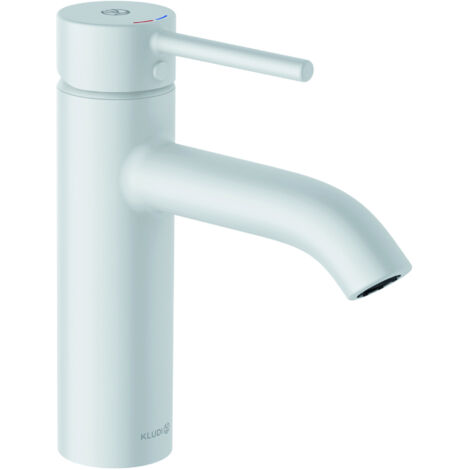 Kludi Bozz - Waschtischarmatur mit Push-Open-Ablauf, weiß matt 382885376
