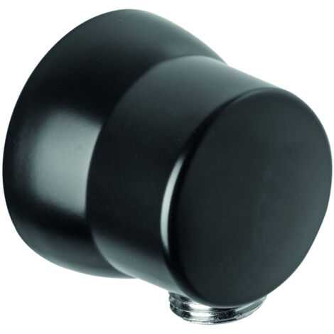 Kludi codos de ducha - Codo de pared, negro mate 6306039-00