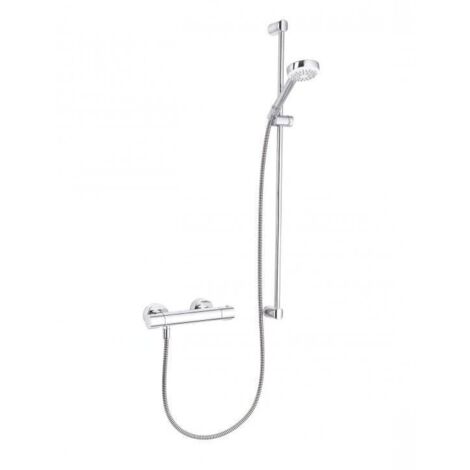 Kludi Logo - Set de douche avec thermostat, barre 900 mm, chrome 6857805-00