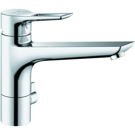 Kludi Mix mélangeur de cuisine mélangeur multi-commandes 329060562 levier de support, bec orientable, chromé