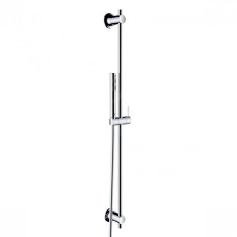 Kludi Nova Fonte - Colonne de douche avec pommeau de douche, support, barre de 900 mm et flexible, chrome 2084005-35