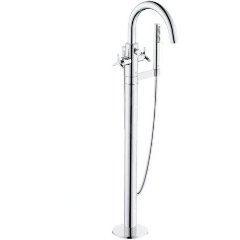Kludi Nova Fonte - Mitigeur de baignoire pour montage au sol, chrome 205900539